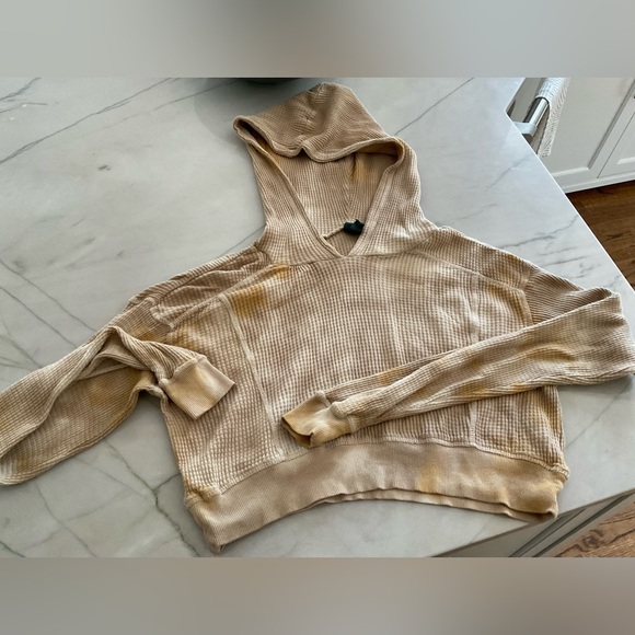 Wild Fable Cropped Hoodie waffle Sz M - Picture 3 of 8